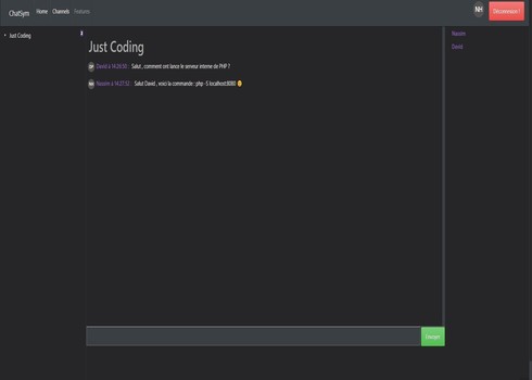 chat application project