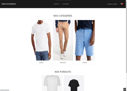 simple ecommerce project